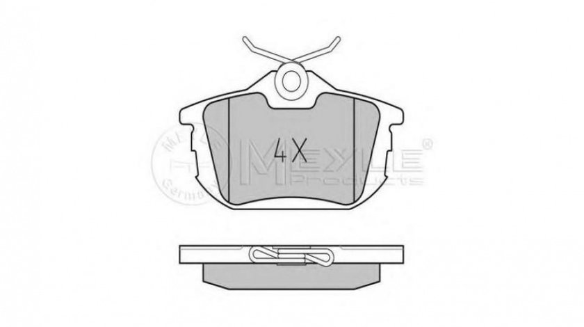 Placute frana Mitsubishi COLT VI (Z3_A, Z2_A) 2002-2012 #2 0252186115PD