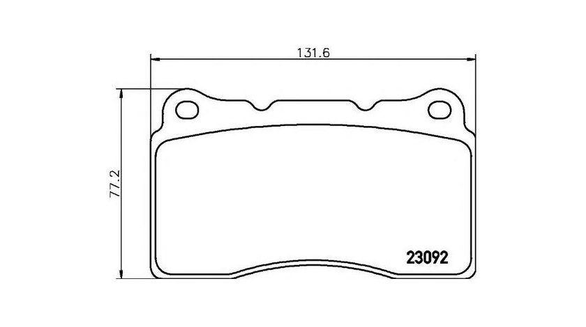 Placute frana Mitsubishi LANCER limuzina (CS_A, CT0) 2000-2016 #2 066610