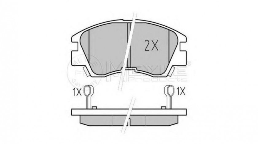 Placute frana Mitsubishi PAJERO/SHOGUN I (L04_G, L14_G) 1982-1991 #2 0252137316