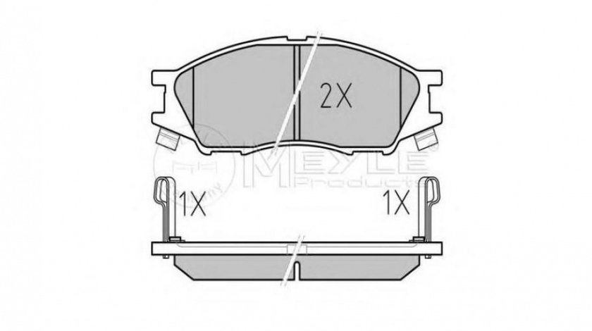 Placute frana Nissan ALMERA Mk II (N16) 2000-2016 #2 0252464815W