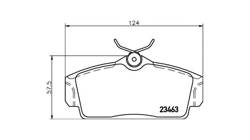 Placute frana Nissan ALMERA Mk II (N16) 2000-2016 #2 0252346316