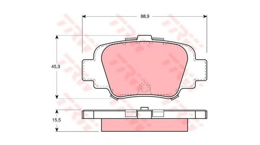 Placute frana Nissan MICRA II (K11) 1992-2003 #2 0252345415