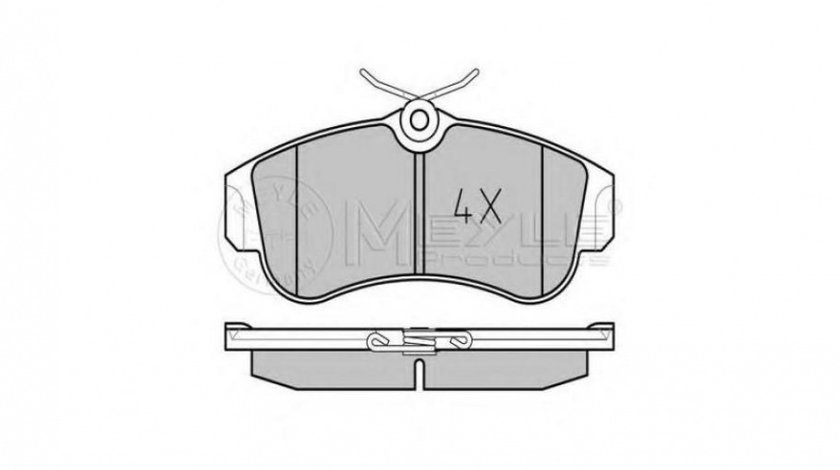 Placute frana Nissan PRIMERA (P10) 1990-1996 #2 0252154617