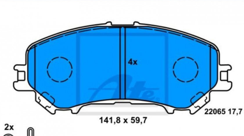 Placute frana Nissan QASHQAI (J11, J11_) 2013-2016 #2 131822