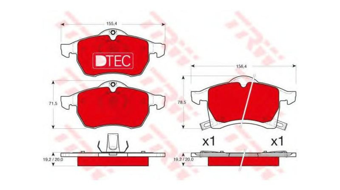 Placute frana Opel ASTRA G Cabriolet (F67) 2001-2005 #2 0252305719PD