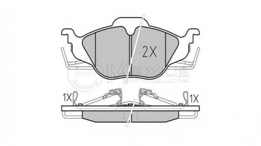 Placute frana Opel ASTRA G Cabriolet (F67) 2001-2005 #2 0252306317