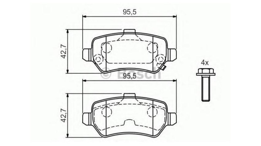 Placute frana Opel ASTRA G cupe (F07_) 2000-2005 #3 05P811