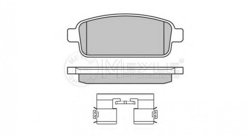 Placute frana Opel ASTRA GTC J 2011-2016 #2 0252509616W