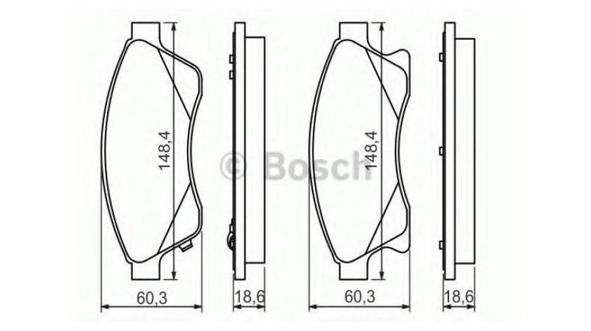 Placute frana Opel ASTRA GTC J 2011-2016 #3 0986494433