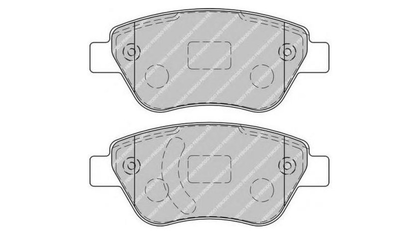 Placute frana Opel CORSA D 2006-2016 #3 0986494092