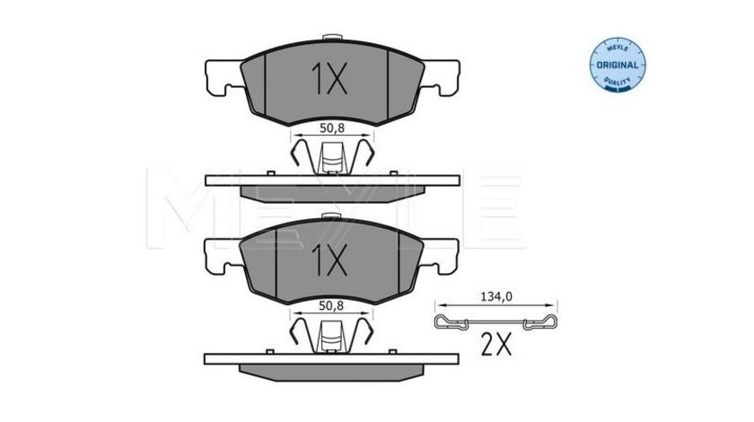 Placute frana Opel CORSA E Van 2014-2016 #2 1605280