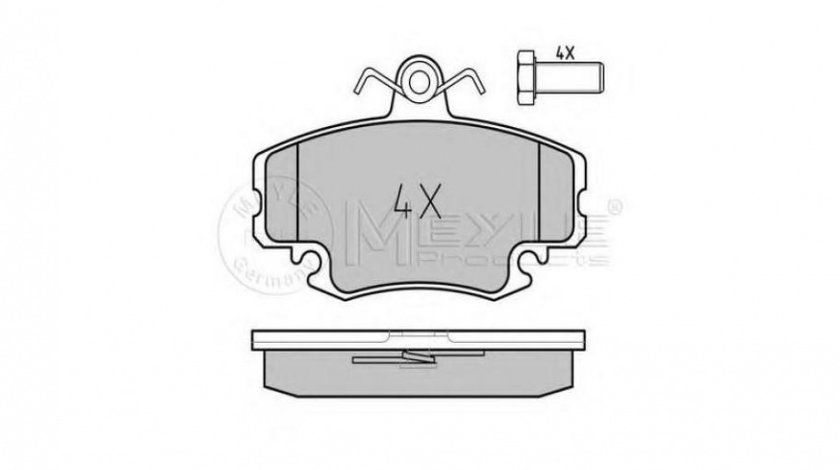 Placute frana Peugeot 205 Mk II (20A/C) 1987-1998 #2 014132