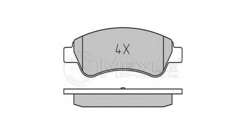 Placute frana Peugeot 206 CC (2D) 2000-2016 #2 0252359919