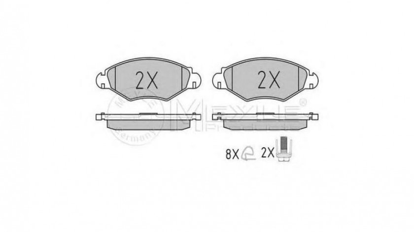 Placute frana Peugeot 306 (7B, N3, N5) 1993-2003 #2 0252359718PD