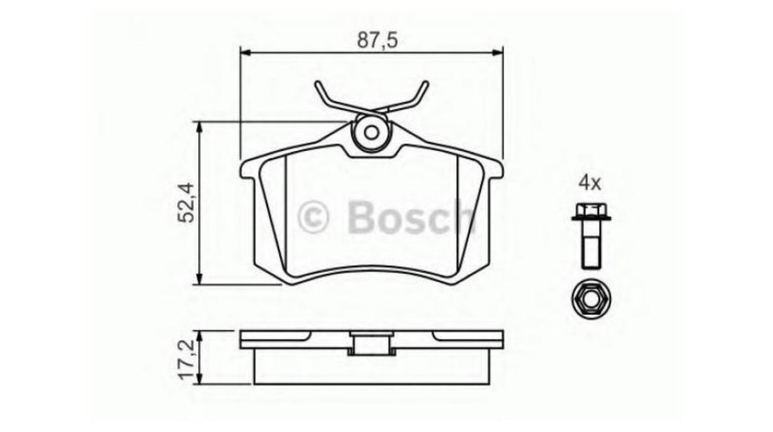 Placute frana Peugeot 307 Estate (3E) 2002-2016 #3 026305