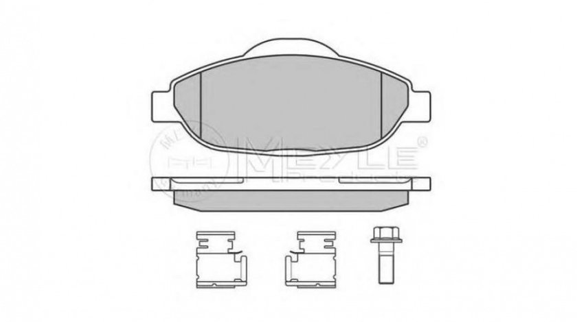 Placute frana Peugeot 308 (4A_, 4C_) 2007-2016 #2 0252466017