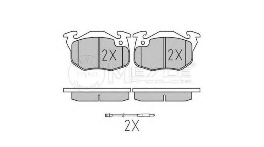 Placute frana Peugeot 309 (10C, 10A) 1985-1989 #2 0252090518