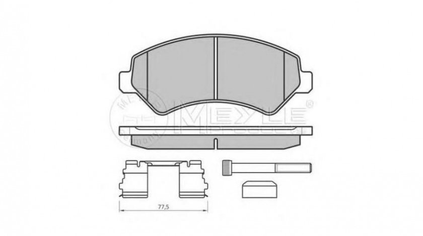 Placute frana Peugeot BOXER bus 2006-2016 #2 02524466191PD