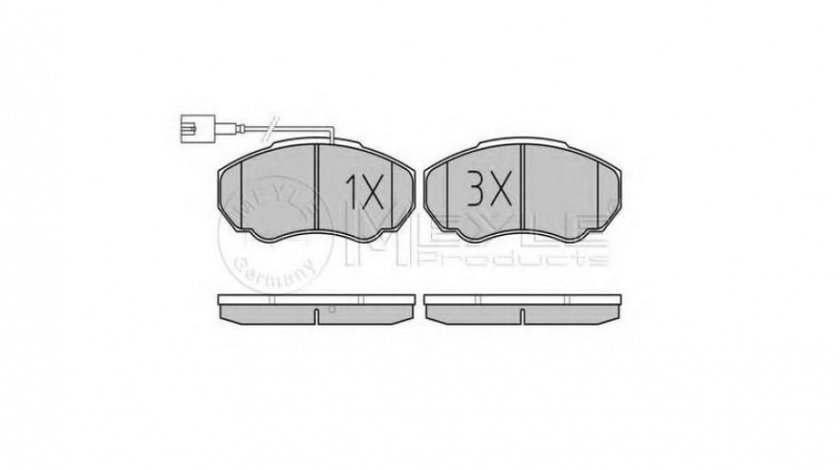 Placute frana Peugeot BOXER bus 2006-2016 #2 0252391719PD