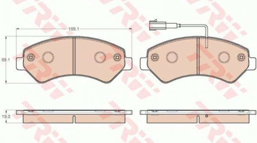 Placute frana Peugeot BOXER caroserie 2006-2016 #3 0986494580