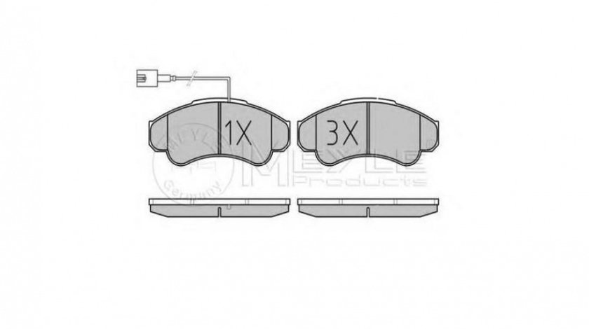 Placute frana Peugeot BOXER caroserie (244) 2001-2016 #2 0252391919