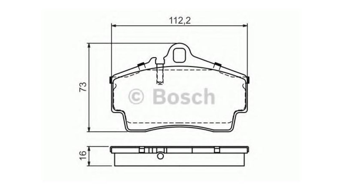 Placute frana Porsche 911 (996) 1997-2005 #2 065400