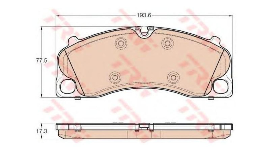 Placute frana Porsche CAYMAN (981) 2013-2016 #2 150900