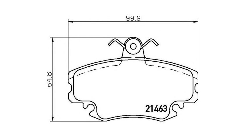 Placute frana Renault CLIO II caroserie (SB0/1/2_) 1998-2016 #2 014102