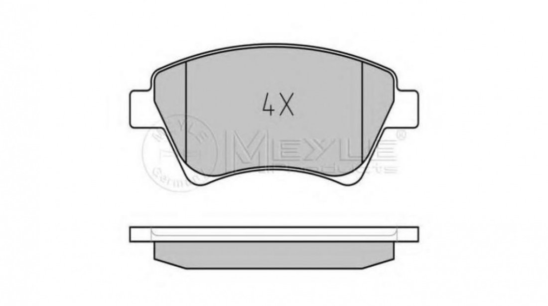 Placute frana Renault GRAND SCENIC II (JM0/1_) 2004-2016 #2 0252393018