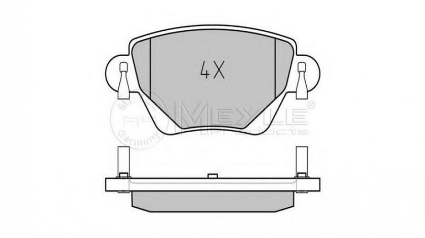 Placute frana Renault KANGOO Rapid (FC0/1_) 1997-2016 #2 0252355717