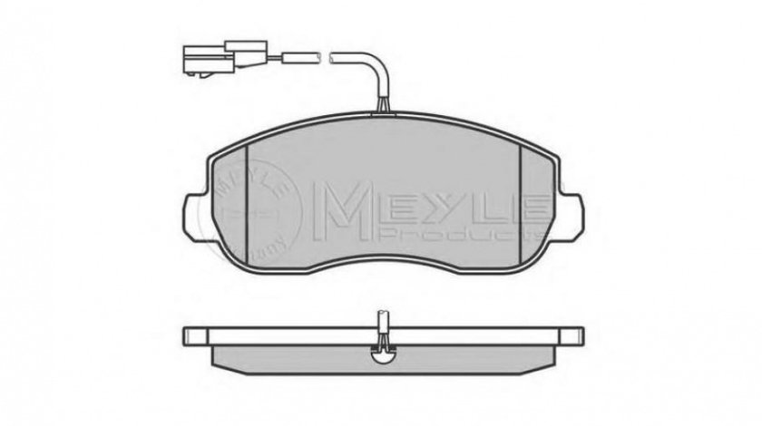 Placute frana Renault MASTER III caroserie (FV) 2010-2016 #2 0252514718W