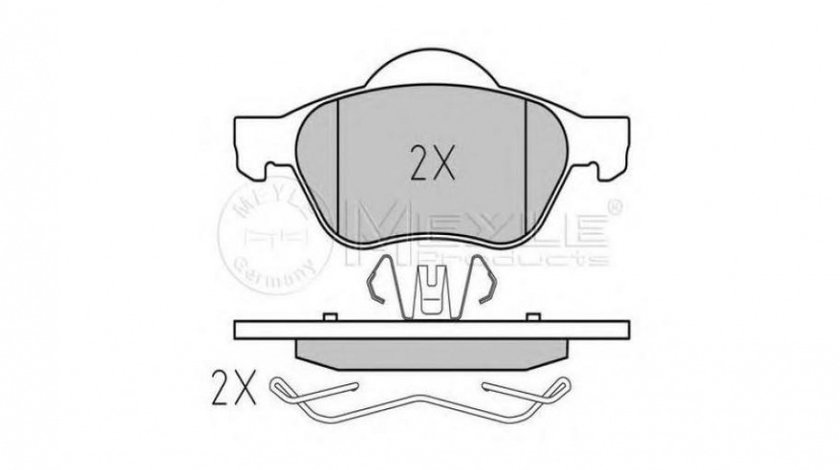 Placute frana Renault MEGANE II limuzina (LM0/1_) 2003-2016 #2 0252453518