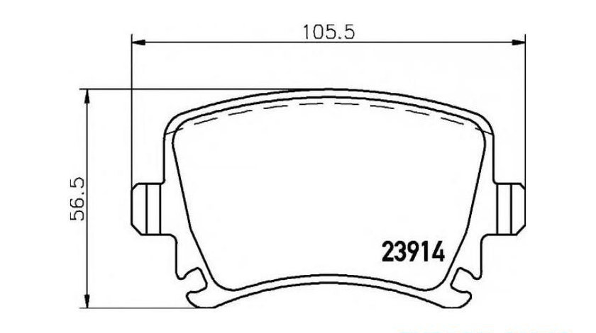 Placute frana Seat LEON SC 2013- #2 03692