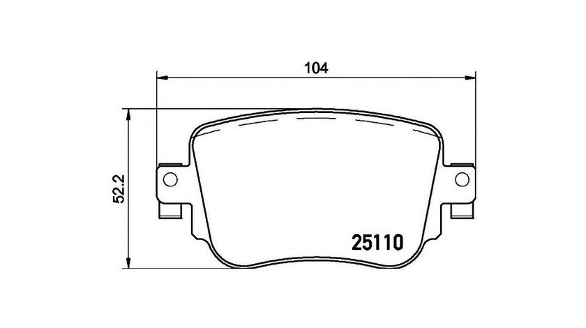 Placute frana Seat LEON SC 2013- #3 154908