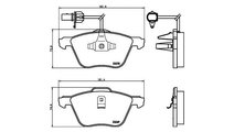 Placute frana Seat SEAT ALHAMBRA (7V8, 7V9) 1996-2...