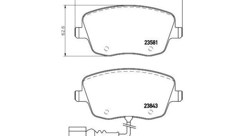 Placute frana Seat SEAT CORDOBA (6K2) 1999-2002 #2 0252358118