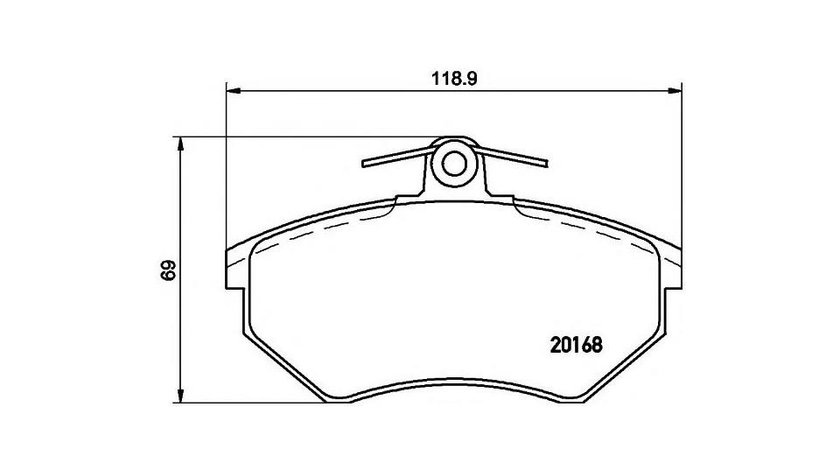 Placute frana Seat SEAT CORDOBA Vario (6K5) 1996-1999 #2 013400