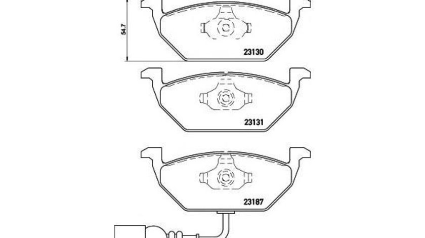 Placute frana Skoda FABIA Praktik 2001-2007 #2 063321