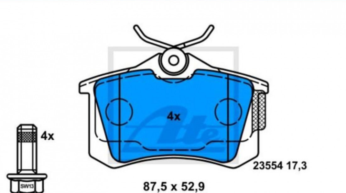 Placute frana Skoda OCTAVIA (5E3) 2012-2016 #2 026305