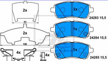 Placute frana Subaru JUSTY IV 2007-2016 #2 04465B1...