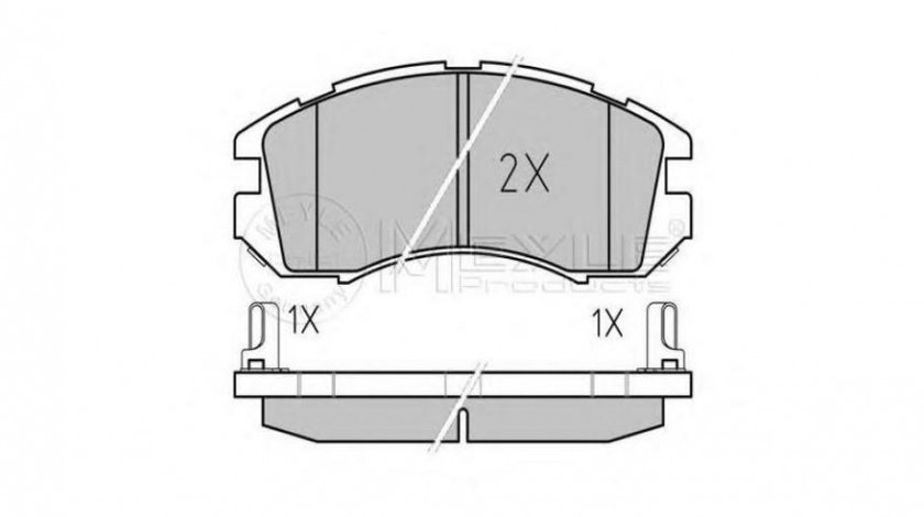 Placute frana Subaru LEGACY (BC) 1989-1994 #2 019112