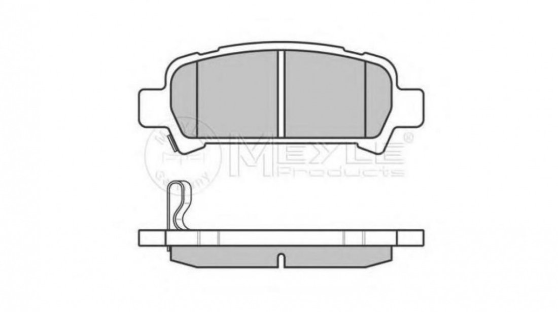 Placute frana Subaru LEGACY IV (BL, BP) 2003-2016 #2 0252357214W