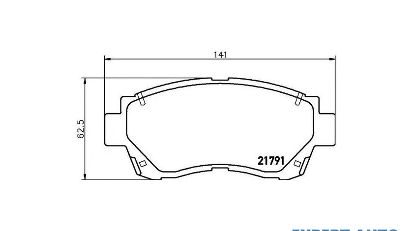 Placute frana Toyota ALTEZZA (SXE1_, JCE1_, GXE1_) 1999-2005 #2 037000