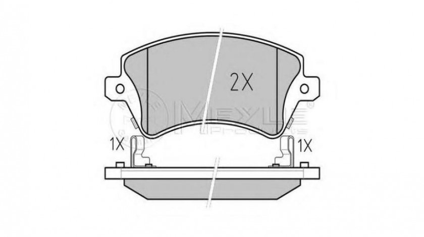 Placute frana Toyota COROLLA Combi (_E12J_, _E12T_) 2001-2007 #2 0252376617