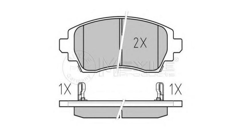 Placute frana Toyota COROLLA hatchback (_E11_) 1997-2002 #2 0252308818W