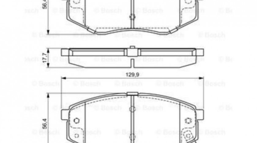 Placute frana Toyota COROLLA Liftback (_E11_) 1997-2002 #2 0446502010