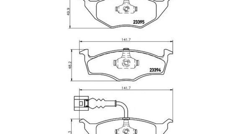 Placute frana Volkswagen AUDI A2 (8Z0) 2000-2005 #2 05P972