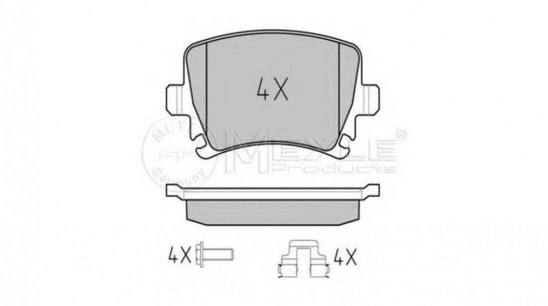 Placute frana Volkswagen VW CC (358) 2011-2016 #2 0252391417PD