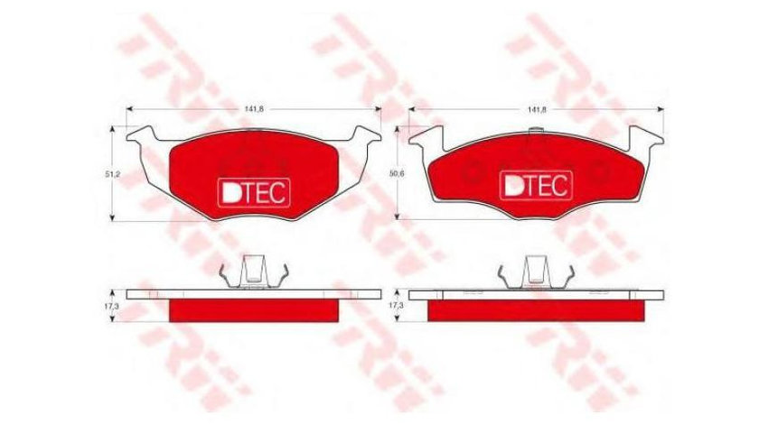 Placute frana Volkswagen VW FOX (5Z1, 5Z3) 2003-2016 #2 0252186617