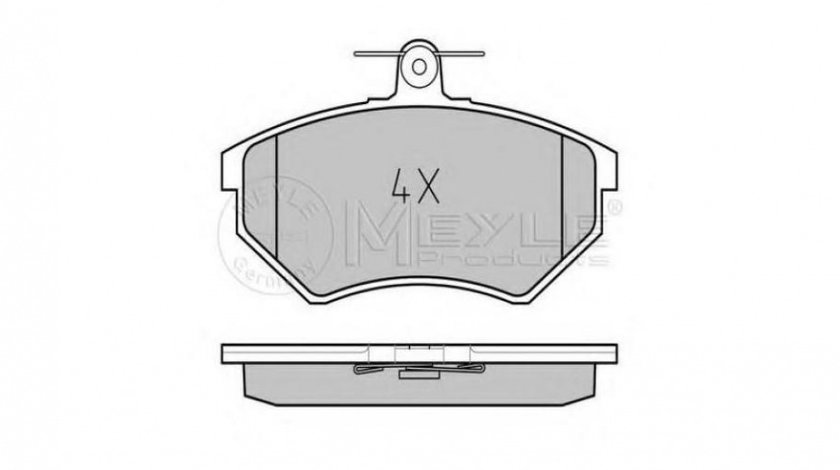 Placute frana Volkswagen VW GOLF Mk II (19E, 1G1) 1983-1992 #2 0252016816